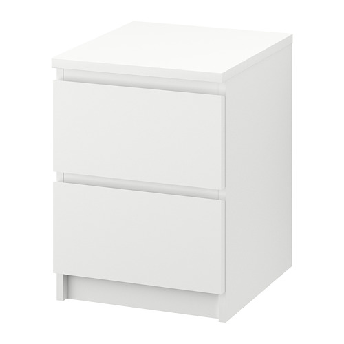 MALM chest of 2 drawers