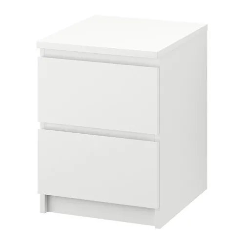 MALM - 抽屜櫃/2抽, 白色, 40x55 公分 | IKEA 線上購物 - PE693007_S4