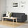 LANDSKRONA - 三人座沙發, Gunnared 深灰色/金屬 | IKEA 線上購物 - PE680185_S1