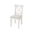 INGOLF - 餐椅, 白色/Hallarp 米色 | IKEA 線上購物 - PE789566_S2 
