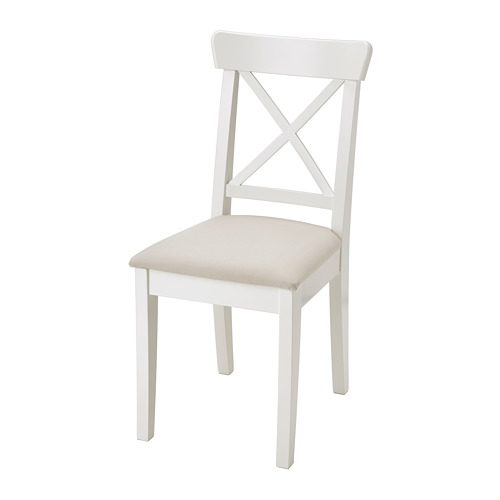 INGOLF - 餐椅, 白色/Hallarp 米色 | IKEA 線上購物 - PE789566_S4