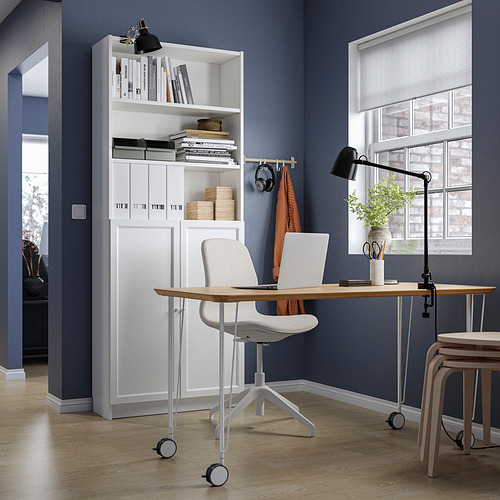 BILLY bookcase with doors