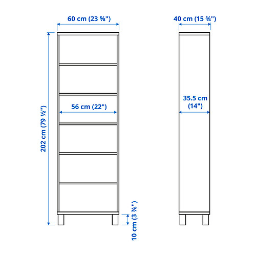 BESTÅ - cabinet unit, white stained oak effect | IKEA Taiwan Online - PE834584_S4
