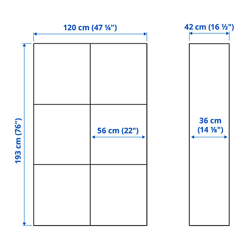 BESTÅ - storage combination with doors, Hanviken black-brown | IKEA Taiwan Online - PE834586_S4