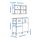 BESTÅ - storage combination w doors/drawers, white stained oak effect/Hanviken/Stubbarp white stained oak eff clear glass | IKEA Taiwan Online - PE834590_S1