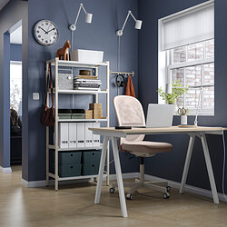 TROTTEN - 書桌/工作桌, 白色/碳黑色 | IKEA 線上購物 - PE828982_S3