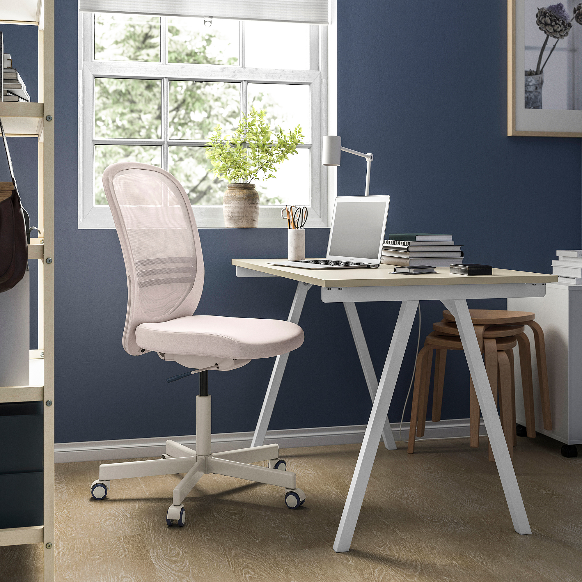 TROTTEN/FLINTAN/EKENABBEN desk and storage combination