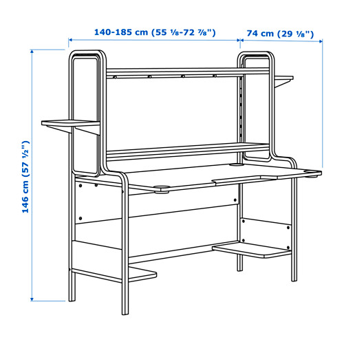 FREDDE gaming desk