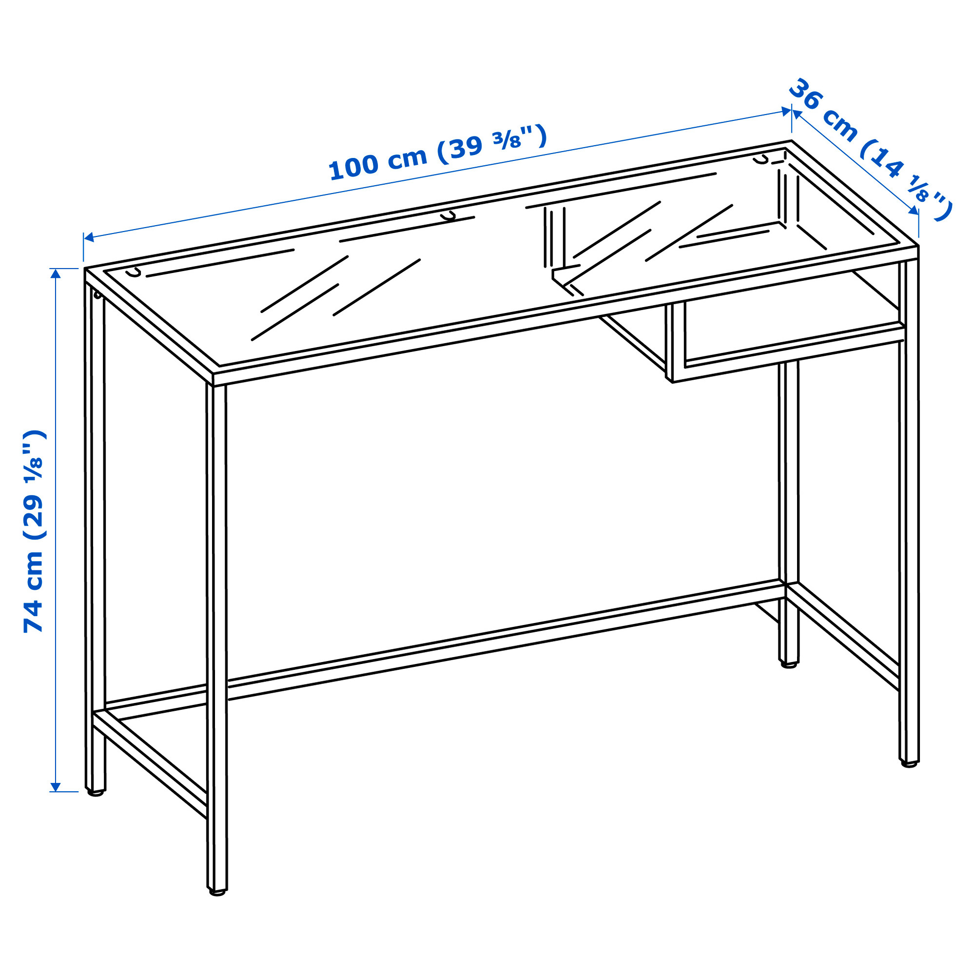 VITTSJÖ laptop table