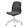 LÅNGFJÄLL - office chair, Gunnared dark grey/white | IKEA Taiwan Online - PE735474_S1