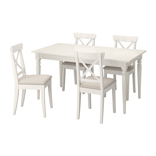 INGATORP/INGOLF 餐桌附4張餐椅