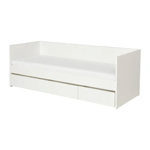 VIHALS - 坐臥兩用床/床底收納盒/床墊, 白色/Åfjäll 軟硬適中, 80x200 公分 | IKEA 線上購物 - PE980096_S4