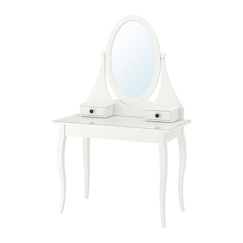HEMNES - dressing table, white, 100x50 cm | IKEA Taiwan Online - PE693165_S4