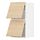 METOD - wall cab horizo 2 doors w push-open, white/Askersund light ash effect | IKEA Taiwan Online - PE789646_S1