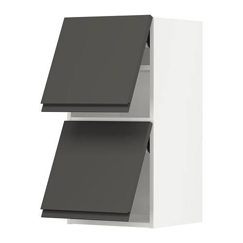 METOD wall cabinet horizontal w 2 doors