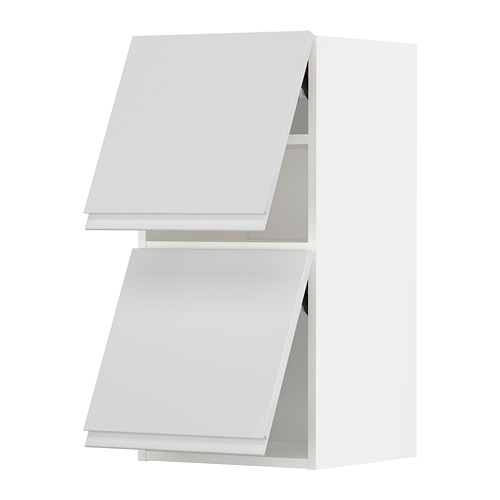 METOD - wall cabinet horizontal w 2 doors, white/Voxtorp high-gloss/white | IKEA Taiwan Online - PE789633_S4