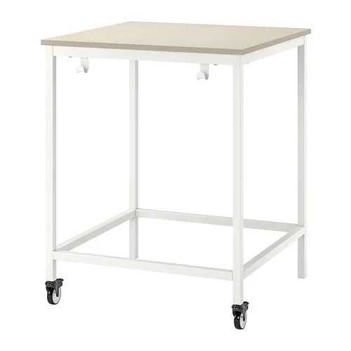 TROTTEN - 桌子, 米色/白色, 80x80 公分 | IKEA 線上購物 - PE834672_S4
