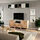 BESTÅ/EKET - cabinet combination for TV, white/light green/oak veneer | IKEA Taiwan Online - PE834695_S1
