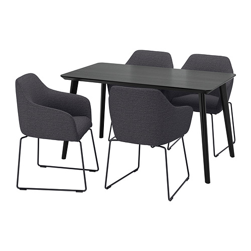 LISABO/TOSSBERG 餐桌附4張餐椅