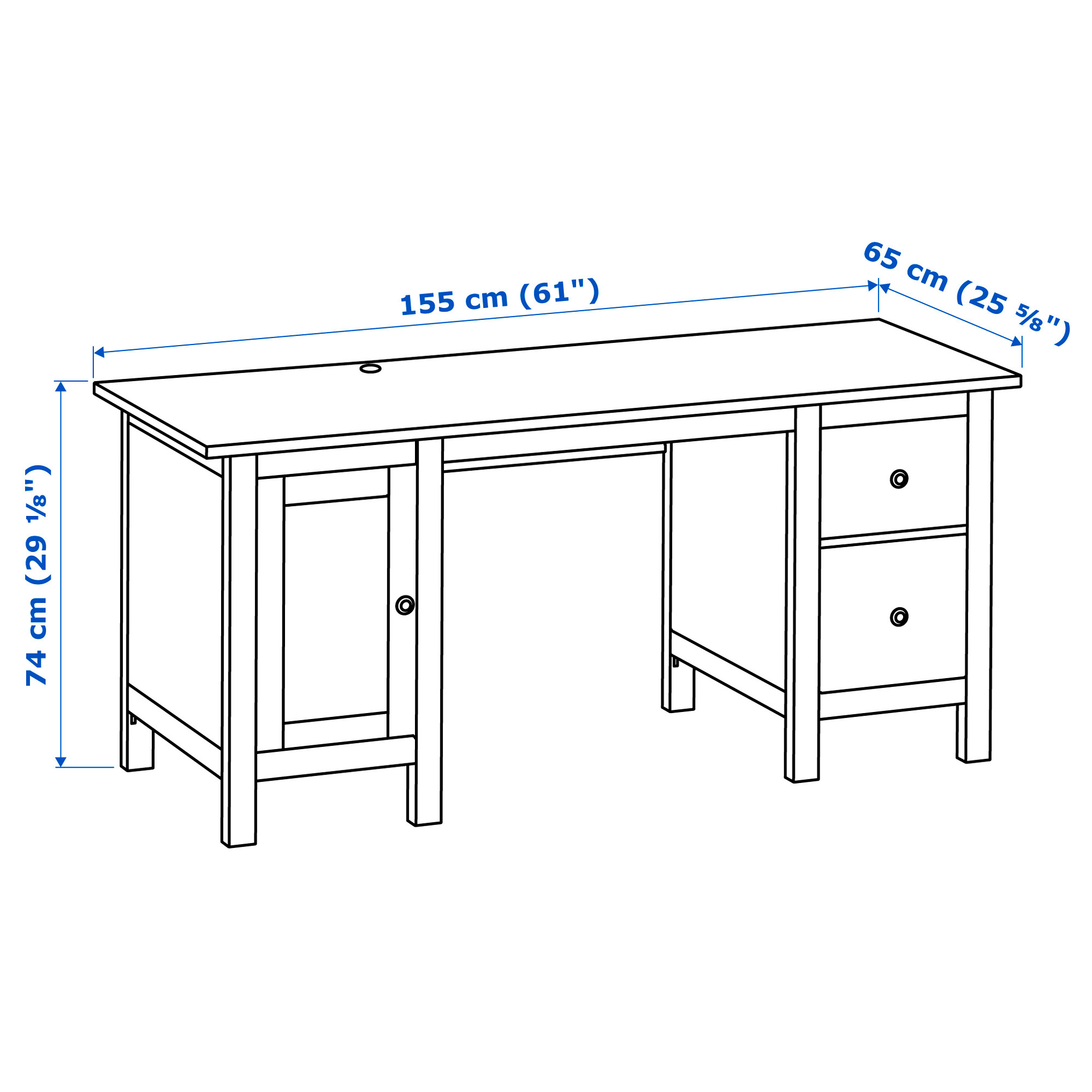 HEMNES desk