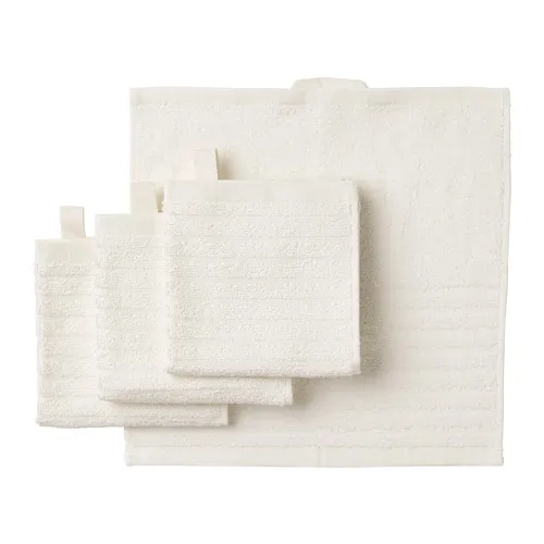 VÅGSJÖN - 毛巾, 白色, 30x30 公分 | IKEA 線上購物 - PE693200_S4