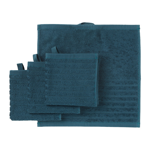 VÅGSJÖN - 毛巾, 深藍色 | IKEA 線上購物 - PE693207_S4