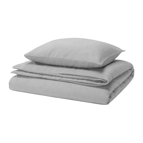 GROVSNÄRJA duvet cover and pillowcase