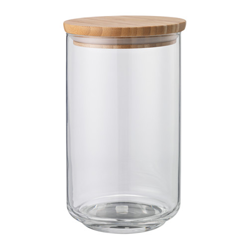 EKLATANT jar with lid