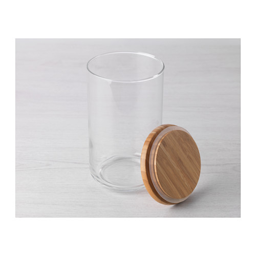 EKLATANT jar with lid