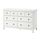 HEMNES - chest of 8 drawers, white stain, 160x50x96 cm | IKEA Taiwan Online - PE693299_S1