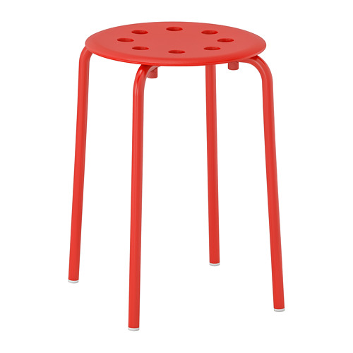 MARIUS - 椅凳, 紅色, 45 公分 | IKEA 線上購物 - PE735652_S4