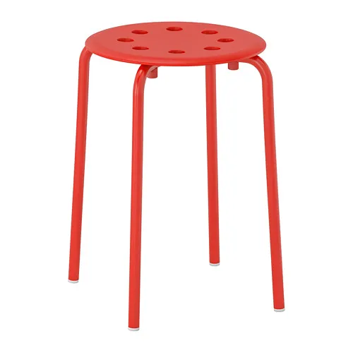 MARIUS - 椅凳, 紅色, 45 公分 | IKEA 線上購物 - PE735652_S4
