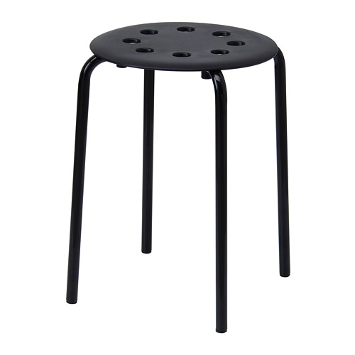 MARIUS - stool, black, 45 cm | IKEA Taiwan Online - PE735638_S4