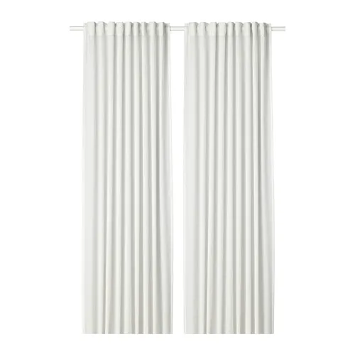 HILJA - 窗簾 2件裝, 白色/含織帶, 145x250 公分 | IKEA 線上購物 - PE693352_S4