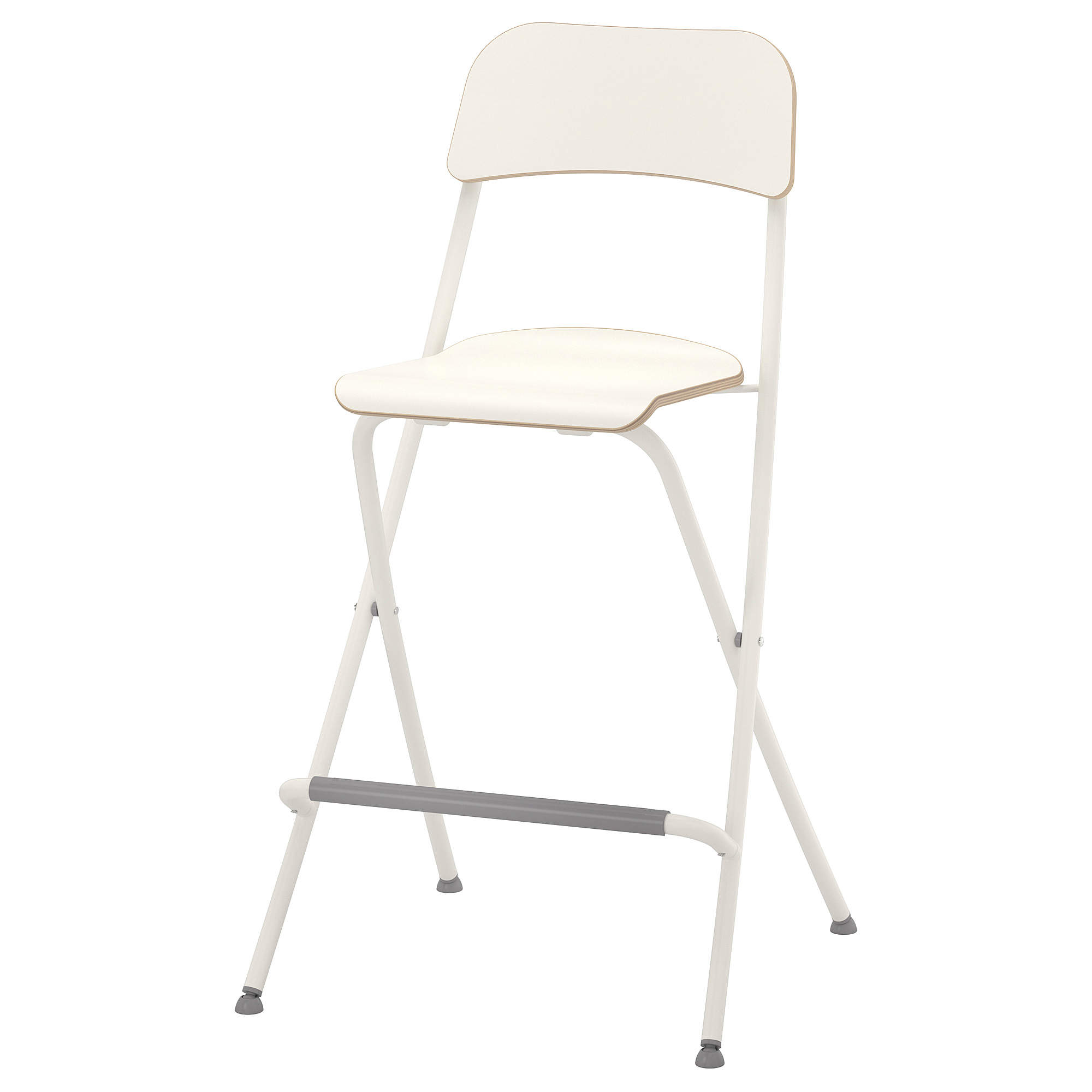 FRANKLIN bar stool with backrest, foldable