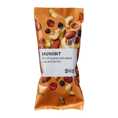 MUNSBIT - 綜合纖果仁, 鹽味, 60 公克 | IKEA 線上購物 - PE944468_S4