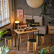 KOMPISHÄNG stool, set of 2