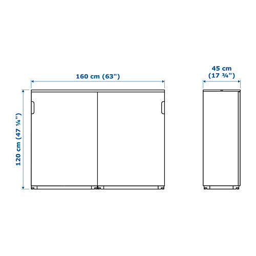 GALANT cabinet with sliding doors