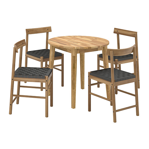 NACKANÄS/NACKANÄS 餐桌附4張餐椅