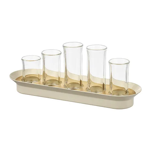 VATTENKRASSE - propagation set, clear glass ivory/gold-colour | IKEA Taiwan Online - PE915641_S4
