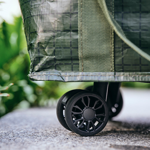 KOMPISHÄNG shopping bag on wheels