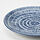 ENTUSIASM - Side plate, patterned/blue, 18cm | IKEA Taiwan Online - PE835105_S1