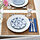 ENTUSIASM - Side plate, patterned/blue, 18cm | IKEA Taiwan Online - PE835104_S1
