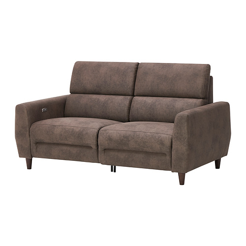 RULLERUM - 2-seat sofa with electric recliner, Tornarp dark grey-brown | IKEA Taiwan Online - PE944571_S4