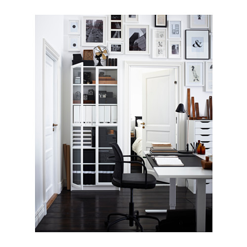 BILLY/OXBERG - 書櫃, 白色 | IKEA 線上購物 - PH130080_S4