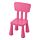 MAMMUT - 兒童椅, 室內/戶外用/粉紅色 | IKEA 線上購物 - PE735930_S1