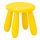 MAMMUT - children's stool, in/outdoor/yellow | IKEA Taiwan Online - PE735970_S1