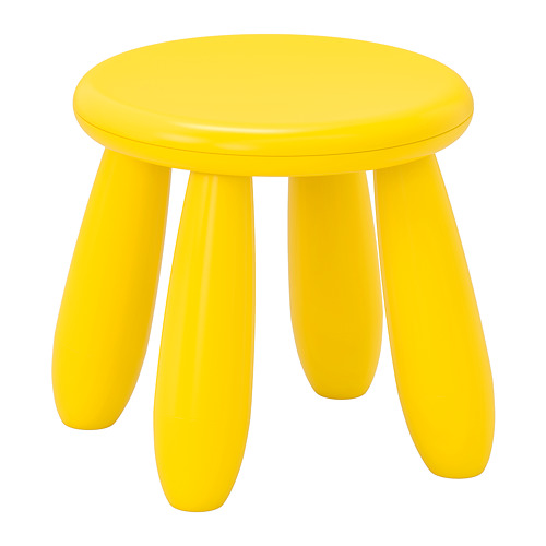 MAMMUT - 兒童椅凳, 室內/戶外用/黃色 | IKEA 線上購物 - PE735970_S4