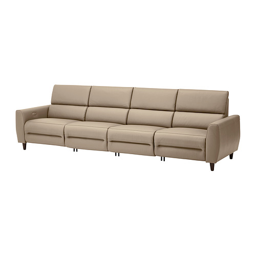 RULLERUM - 4人座沙發附2個電動躺椅, Grann/Bomstad 米色 | IKEA 線上購物 - PE944592_S4