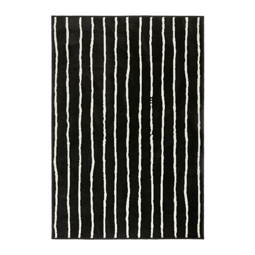 GÖRLÖSE - rug, low pile, black/white,133x195 | IKEA Taiwan Online - PE583333_S4